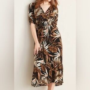 OLD NAVY Women’s Tropical Palm Leaf Dress